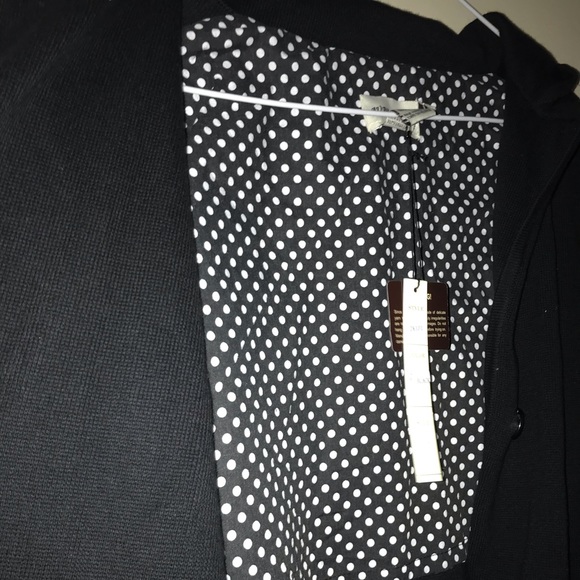 Anthropologie Oliver by Escio One-Button Cardigan with Pockets /  Large / Black - Picture 8 of 10